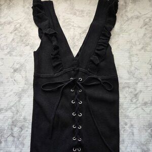 NWOT Express Tank Top Sweater with Ruffles Womens Sz: S